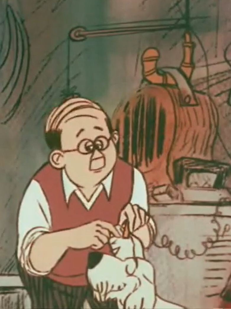 Hogy Köbükievel zavartalan legyen a kapcsolat a csodarádiót földelni kellett, mégpedig Blöki füléhez!