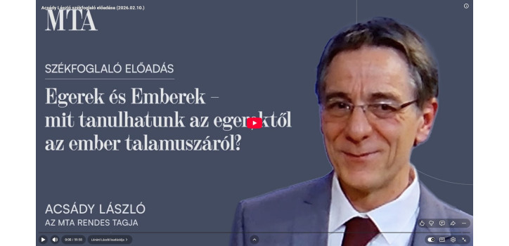 Acsády László az MTA rendes tagja lett diakép