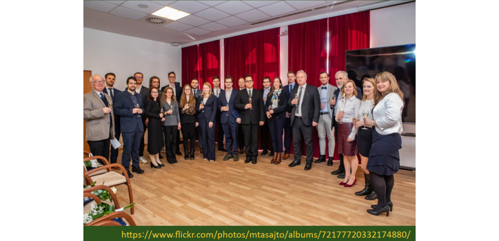 Balázs Pósfai and the Academic Youth Award diakép