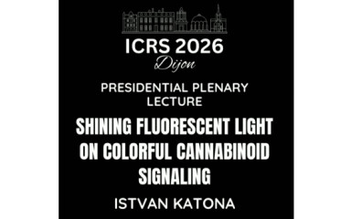 István Katona delivers Presidential Plenary Lecture at the International Cannabinoid Research Society Annual Symposium in France