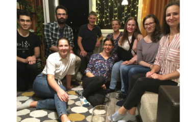 Leaving do of Erzsi and Kinga